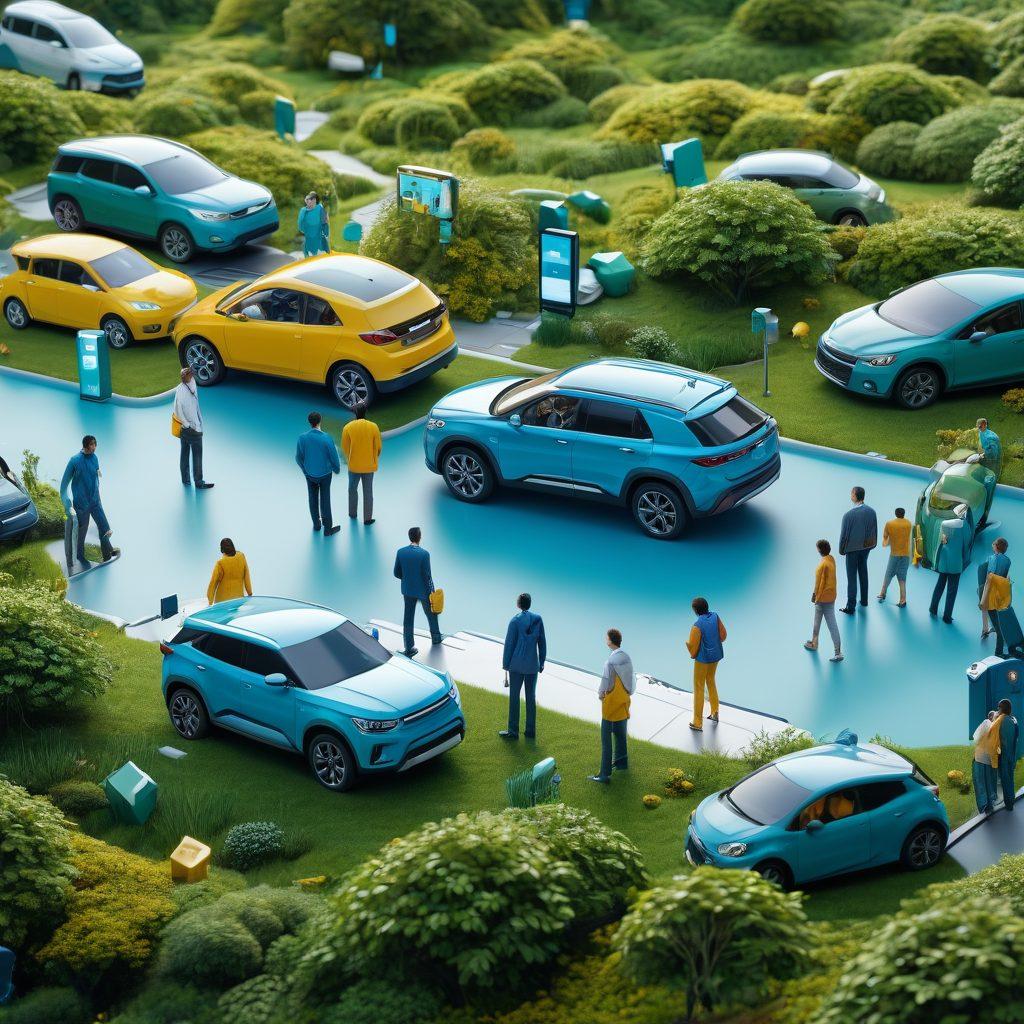 A futuristic digital landscape showcasing diverse people using their devices to explore web-based insurance platforms. Incorporate imagery of open locks symbolizing unlocked opportunities, alongside vibrant icons depicting health, auto, and home insurance options. The scene should reflect a sense of security, innovation, and affordability, with a bright, engaging color palette. super-realistic. vibrant colors. 3D.